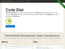Tablet Screenshot of androidannotations.org